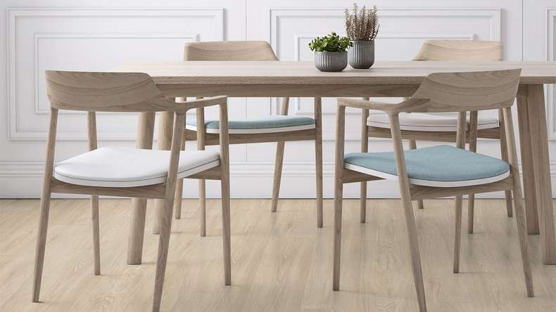 Gerflor click Vinyl - Virtuo 55 Rigid Acoustic EIR Blomma Light | integrated impact sound insulation (39061464)