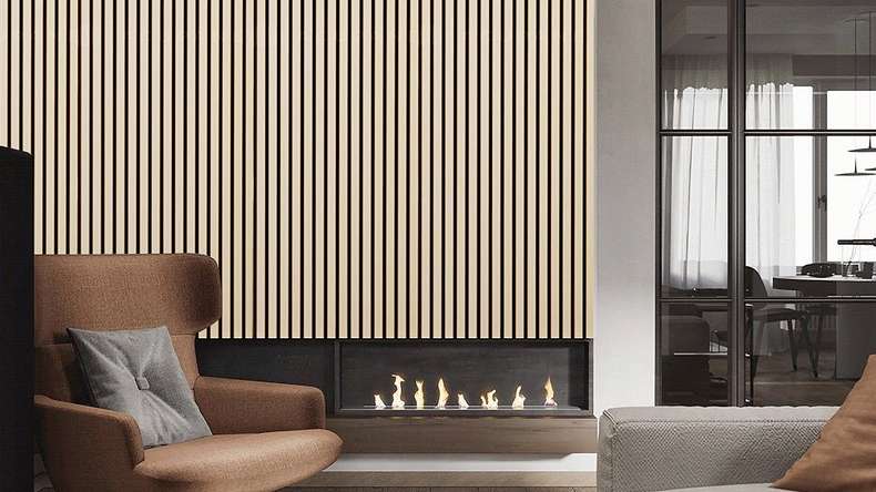 Skaben SilentWall acoustic panels - Natural light oak