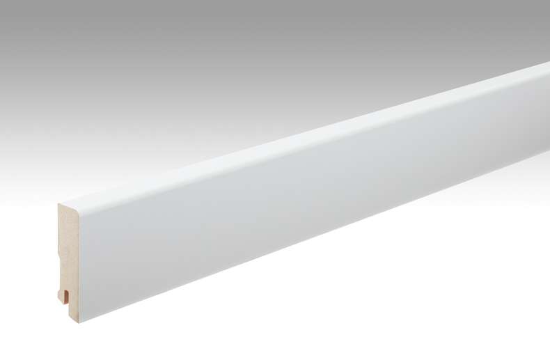 MEISTER skirting boards Uni white glossy DF 324 - 2380 x 60 x 16 mm (200010-2380-00324)