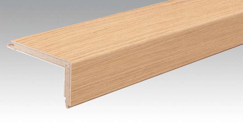 MEISTER stair nosing profile parquet L-profile oak harmonious pure 9013 (800004-2150-09013)