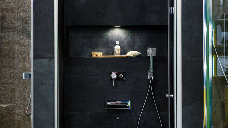 planeo EVOLITH Slate&Stone - Natural stone wall cladding Noctis 1220 x 610 mm