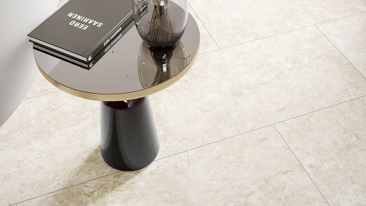 planeo Rigid click vinyl - Stone Sandstone | Impact sound insulation integrated (100P3021)