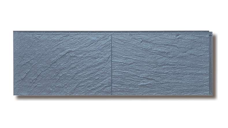 Zierer facade panel slate look SS1 - 1115 x 359 mm anthracite made of GRP