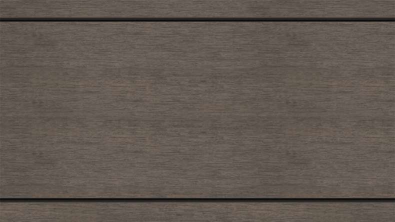 planeo MAXLine Antique - WPC CoEx coated XL decking solid - dark brown 3m rustic textured/smooth brushed