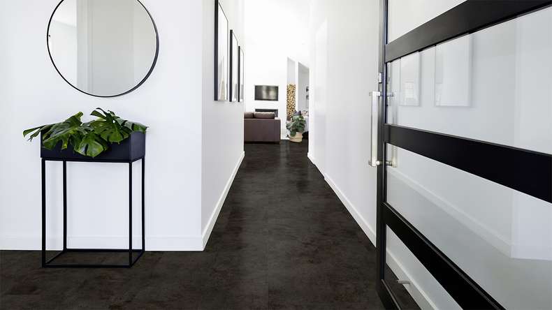 Gerflor click Vinyl - Virtuo 55 Rigid Acoustic Tavla Dark | integrated impact sound insulation (39071453)