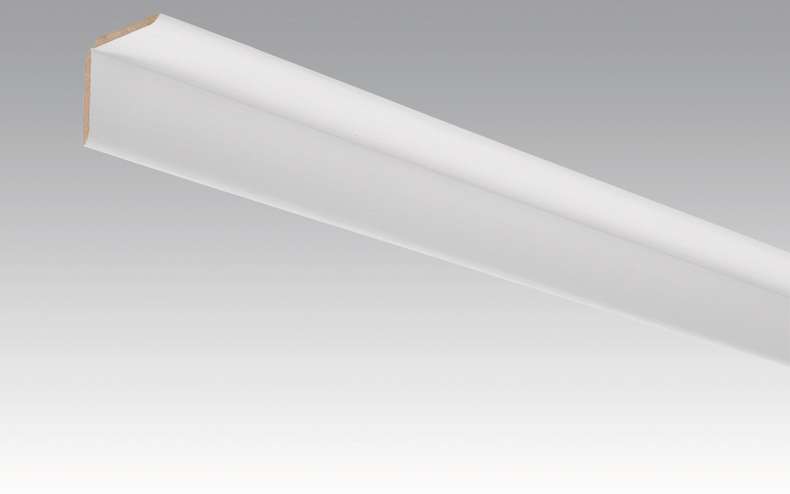 MEISTER Skirting Boards Pleated Skirting Whiteline 4074 - 2380 x 70 x 3.5 mm (200033-2380-04074)
