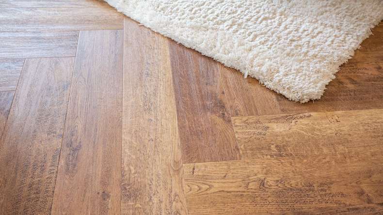 Skaben Multilayer Vinyl - TitanCore HB Alsace Herringbone | integrated impact sound insulation (ST-6202969)
