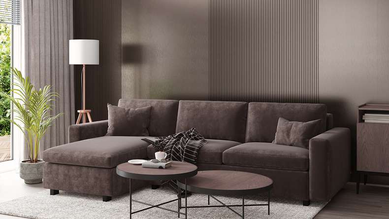 planeo wall cladding plastic louvre panels S - MPC Copper Blush 14.8 x 265