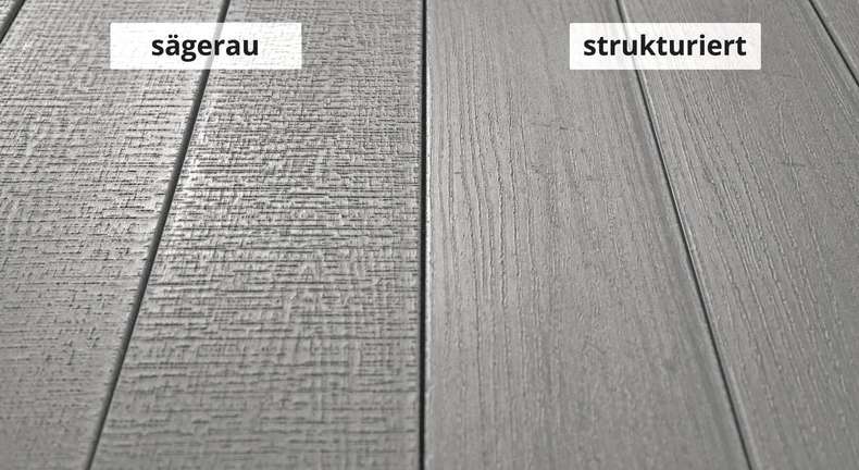 Complete set TitanWood 3m solid plank wood structure light grey 9.2m² incl. aluminium-UK