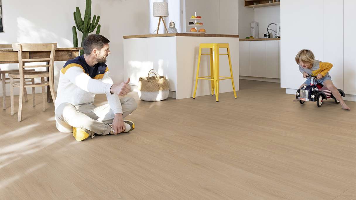 Gerflor Klick Vinyl - Senso Premium Rigid Acoustic Country natural | Impact sound insulation integrated (40441628)