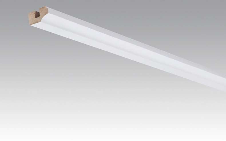 MEISTER Skirtings Ceiling trims White paintable DF 2222 - 2380 x 38 x 19 mm (200031-2380-02222)