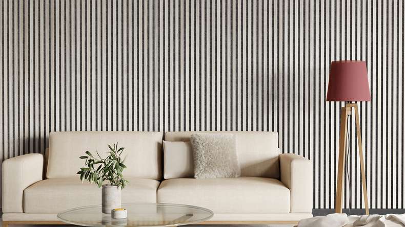 Skaben acoustic panels SilentWall Comfort - white oak - 250 x 30 cm