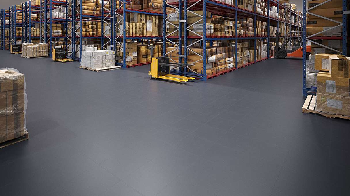 Gerflor garage flooring – R-Tile 7015 Dark Grey (39577015)
