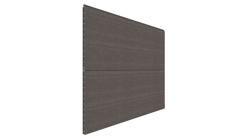 planeo INFINITY XL-Board - WPC CoEx plug-in fence dark grey 176 x 183
