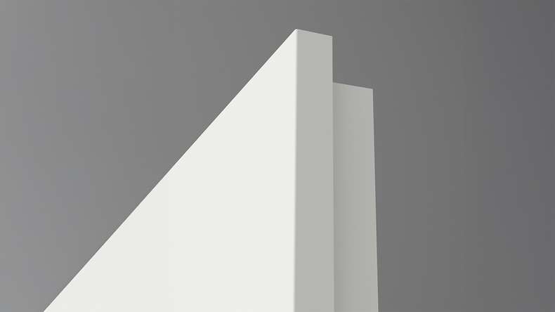 planeo interior door VELA Calma White 9010 Design edge | CPL - 2110 x 610|735|860|985 mm