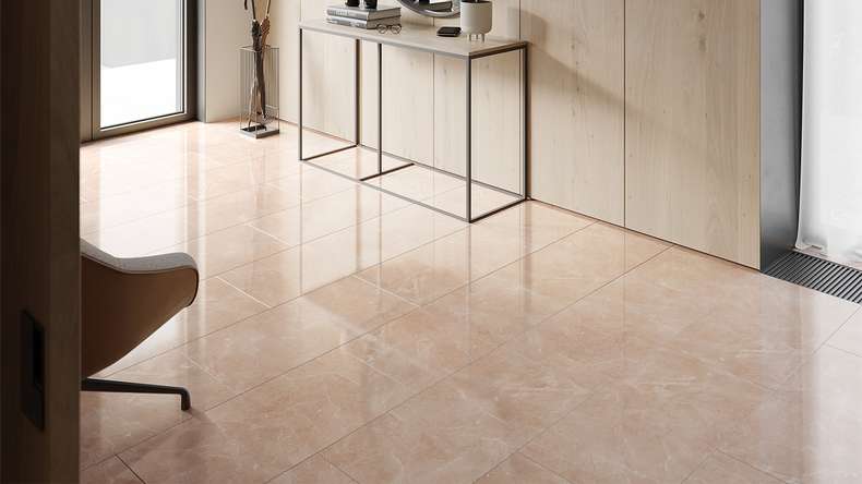 planeo laminate - Stone 2.0 Botticino Light High gloss (FE00609)