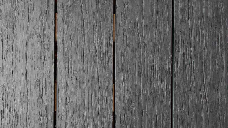 planeo TitanWood - solid plank dark grey antique aged/brushed