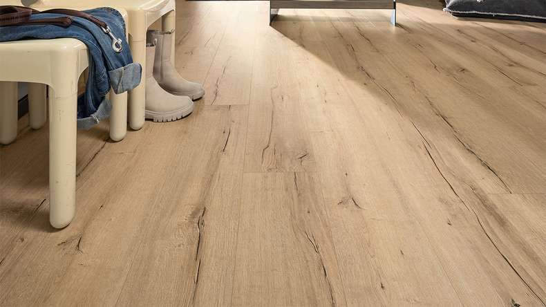 MEISTER design flooring MeisterDesign. next DL 500 S - 07139 Light reclaimed oak | integrated footfall sound insulation (400055-2052220-07139)