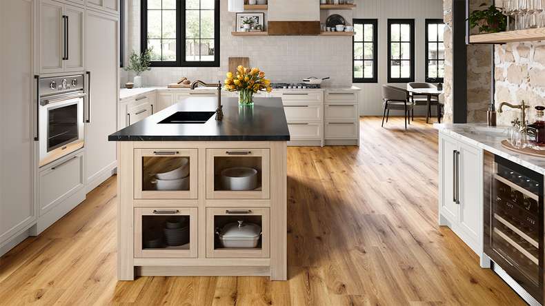 planeo Rigid Click Vinyl - SolutionX 2in1 Oak Natural Rustic | Impact sound insulation integrated (ECF-0092)