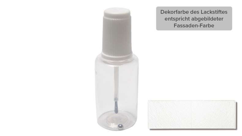 Zierer Lacquer Bottle with Brush Applicator - white