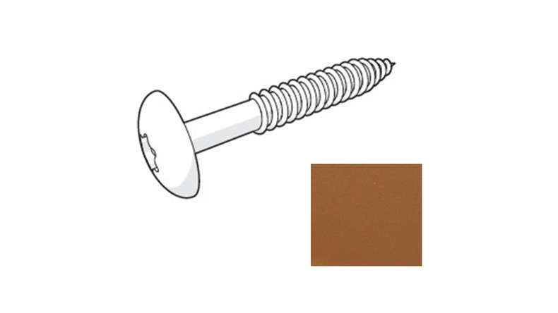 Trespa HPL Facade Screw - Romantic Walnut 4.8 x 38mm