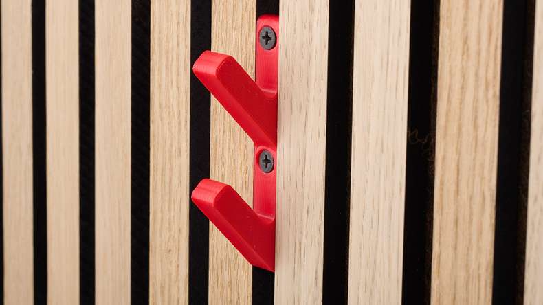 planeo 3D hooks - red 2 pcs