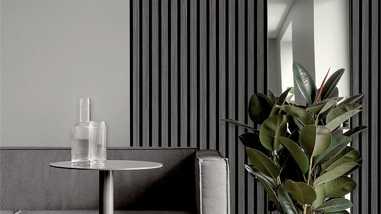 Skaben SilentWall acoustic panels - natural black oak