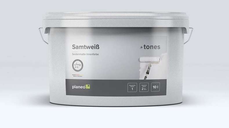 planeo velvet matt premium white 10l - silk matt