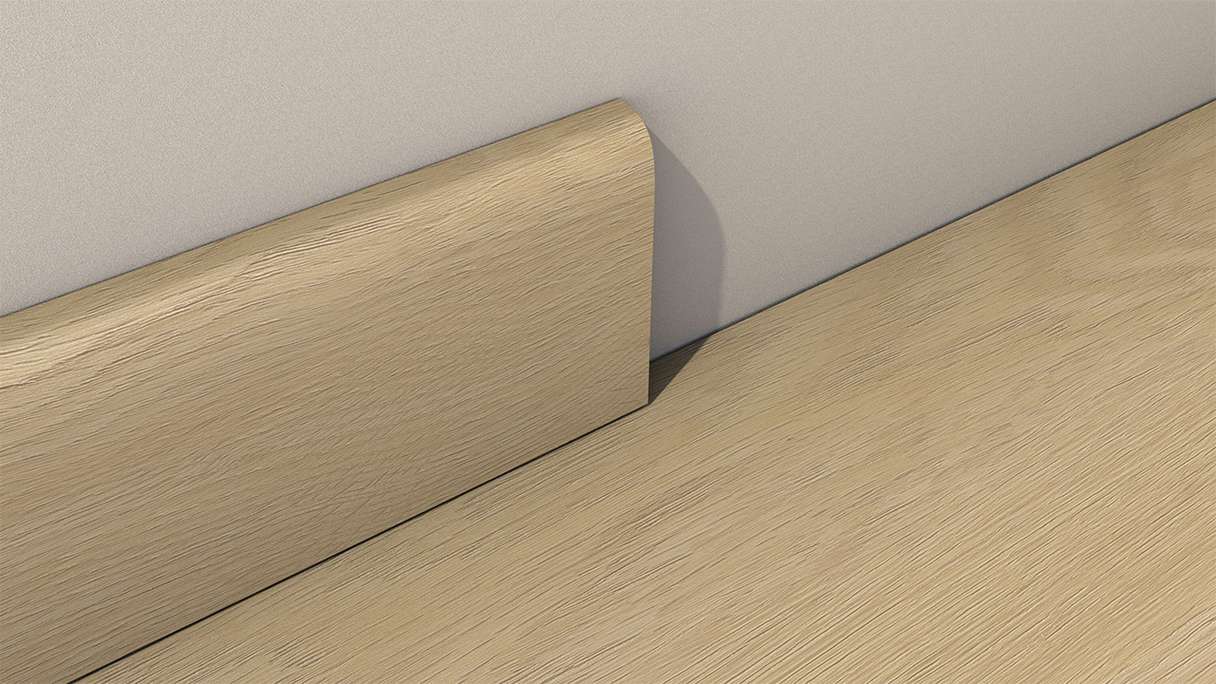 Gerflor MDF skirting board - Blomma Clear/Blomma Beige 16 x 60 x 2200mm (5947S168)