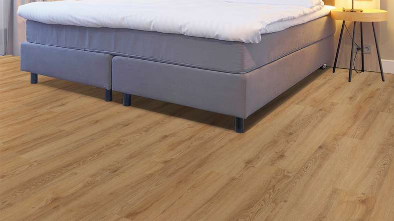 planeo Rigid click vinyl - FlexCore 55 Toffee Oak | Impact sound insulation integrated (plfc-5233FS55)