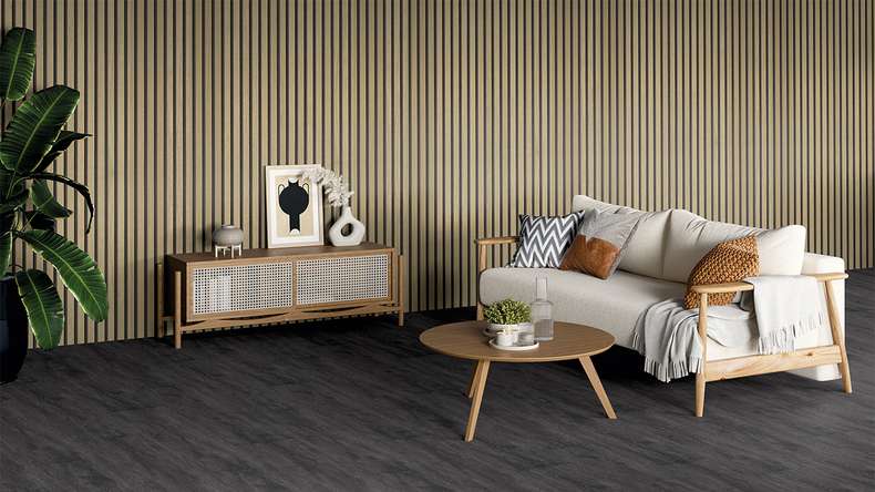 Skaben acoustic panels SilentWall Comfort Light - light brown oak - 250 x 30 cm