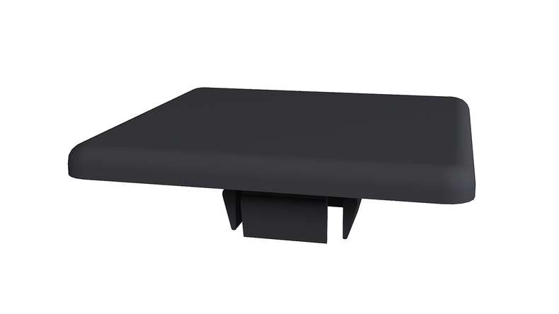 planeo aluminium post cap black
