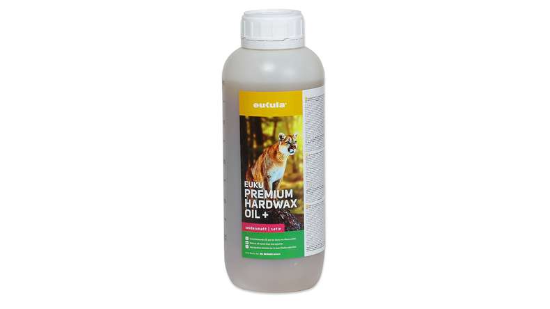 Eukula Hard Wax Oil 1 litre semi-matt