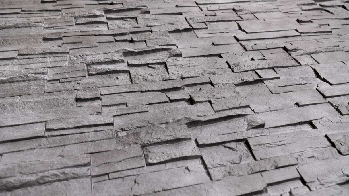 planeo wall cladding stone look - NoviHome Anthracite 1054 x 334 mm