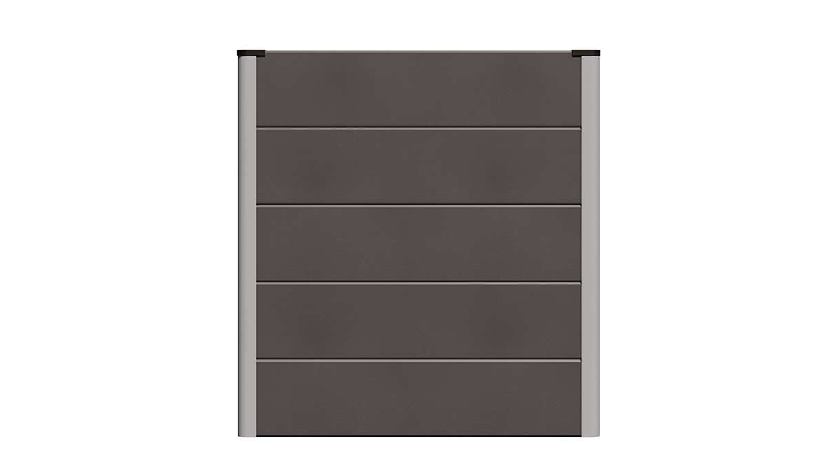 planeo BPC raised bed Cube - anthracite | DB703 70 x 70 x 75 cm
