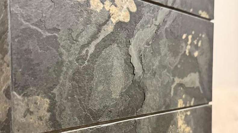 planeo EVOLITH Slate&Stone - Natural stone wall cladding Terracrust 1220 x 610 mm