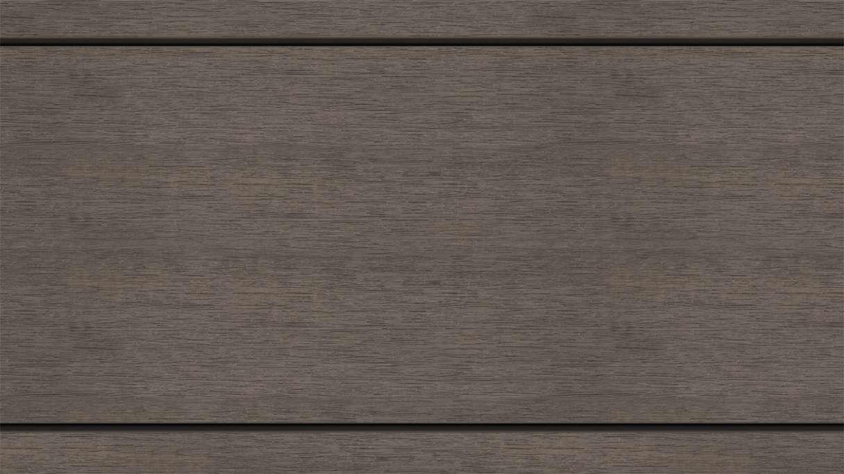 planeo MAXLine Antique - WPC CoEx coated XL decking solid - dark brown 3m rustic textured/smooth brushed