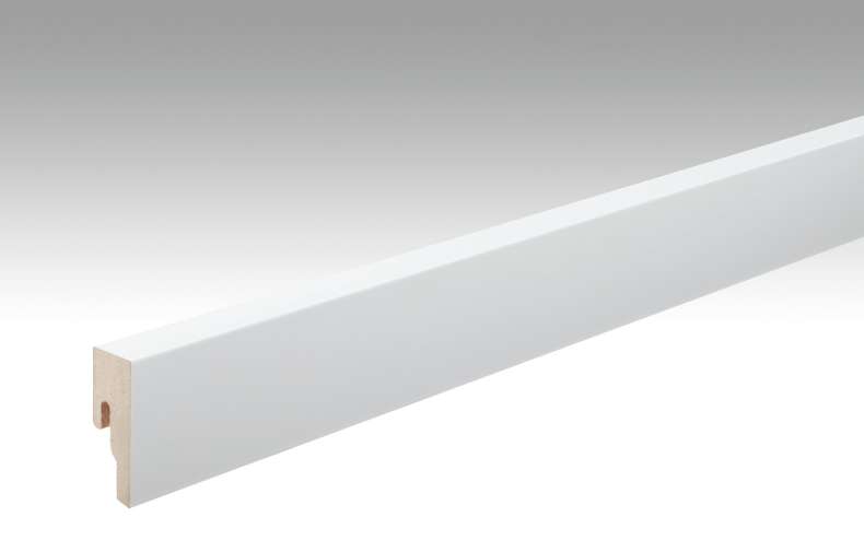 MEISTER Skirtings White paintable DF 2222 - 2380 x 50 x 18 mm (200015-2380-02222)