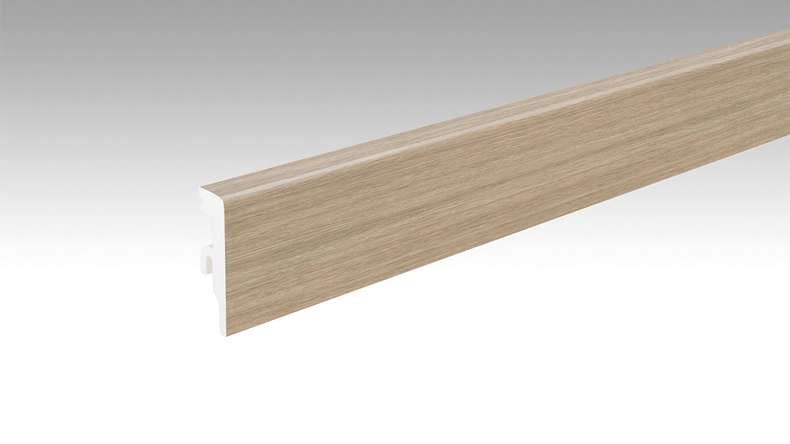 MEISTER skirting boards Profile 20 PK Aqua Oak greige 6934 - 2380 x 60 x 16 mm (200014-2380-06934)
