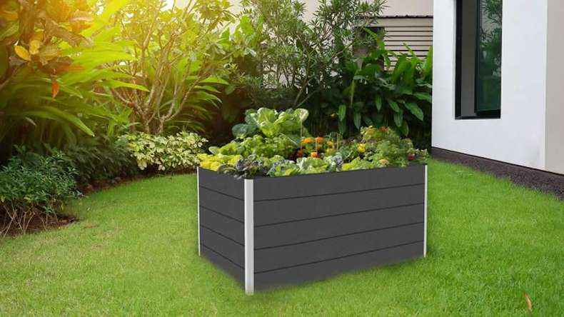 planeo BPC raised bed anthracite 150 x 70 x 75