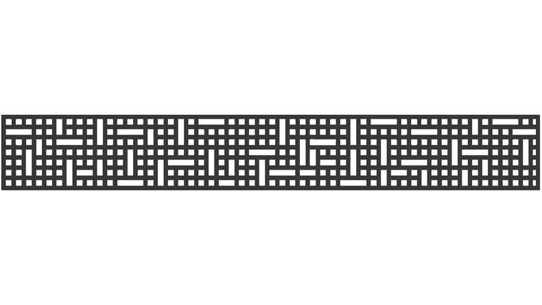 planeo Gardence – Designer insert 1800 x 300 x 1.5 mm, anthracite