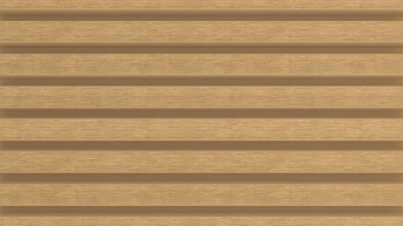 planeo LINEA Slim – WPC CoEx cladding, Sand, 2900 x 215 mm