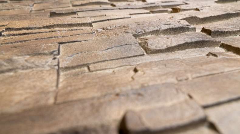 planeo stone-look facade panel - NoviStone Brownstone 1054 x 334 mm