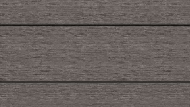 planeo ANTIKWoodline – WPC CoEx-coated decking board, lightweight composite profile – Dark Grey, 3m – rustic/smooth brushed