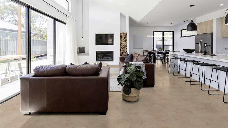 Gerflor click Vinyl - Virtuo 30 Rigid Acoustic Tavla Beige | integrated impact sound insulation (39101451)