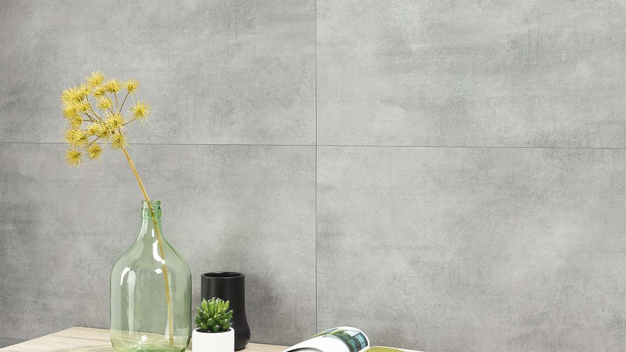 planeo StrongWall - Concrete plastic wall panelling 65 x 37.5 cm