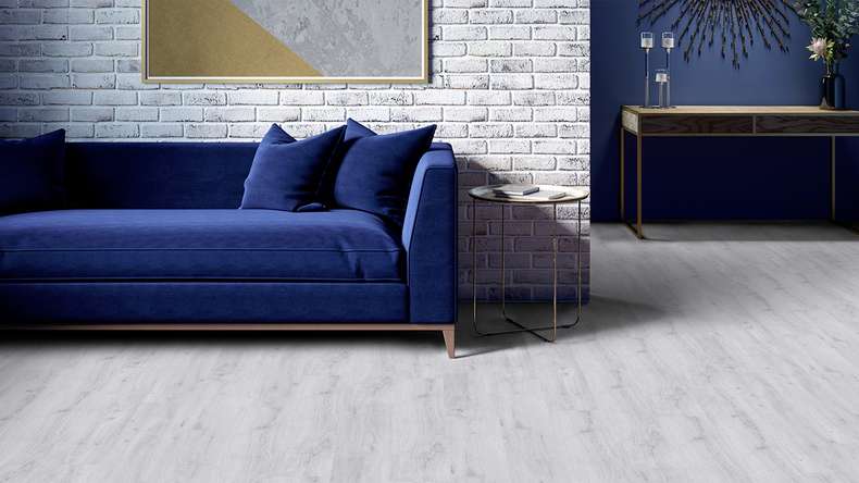 Gerflor Klick Vinyl - Senso Premium Rigid Acoustic Sunny white | Impact sound insulation integrated (39470286)
