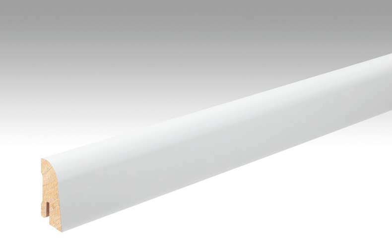 MEISTER Skirtings White DF (RAL 9016) 2266 - 2380 x 40 x 22 mm (200042-2380-02266)