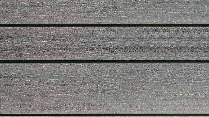 planeo Fassado - WPC rhombus strip facade cladding graphite grey