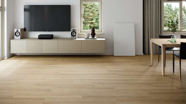 planeo Rigid Click Vinyl - Loft Oak | Impact sound insulation integrated (DF-K-432-055)